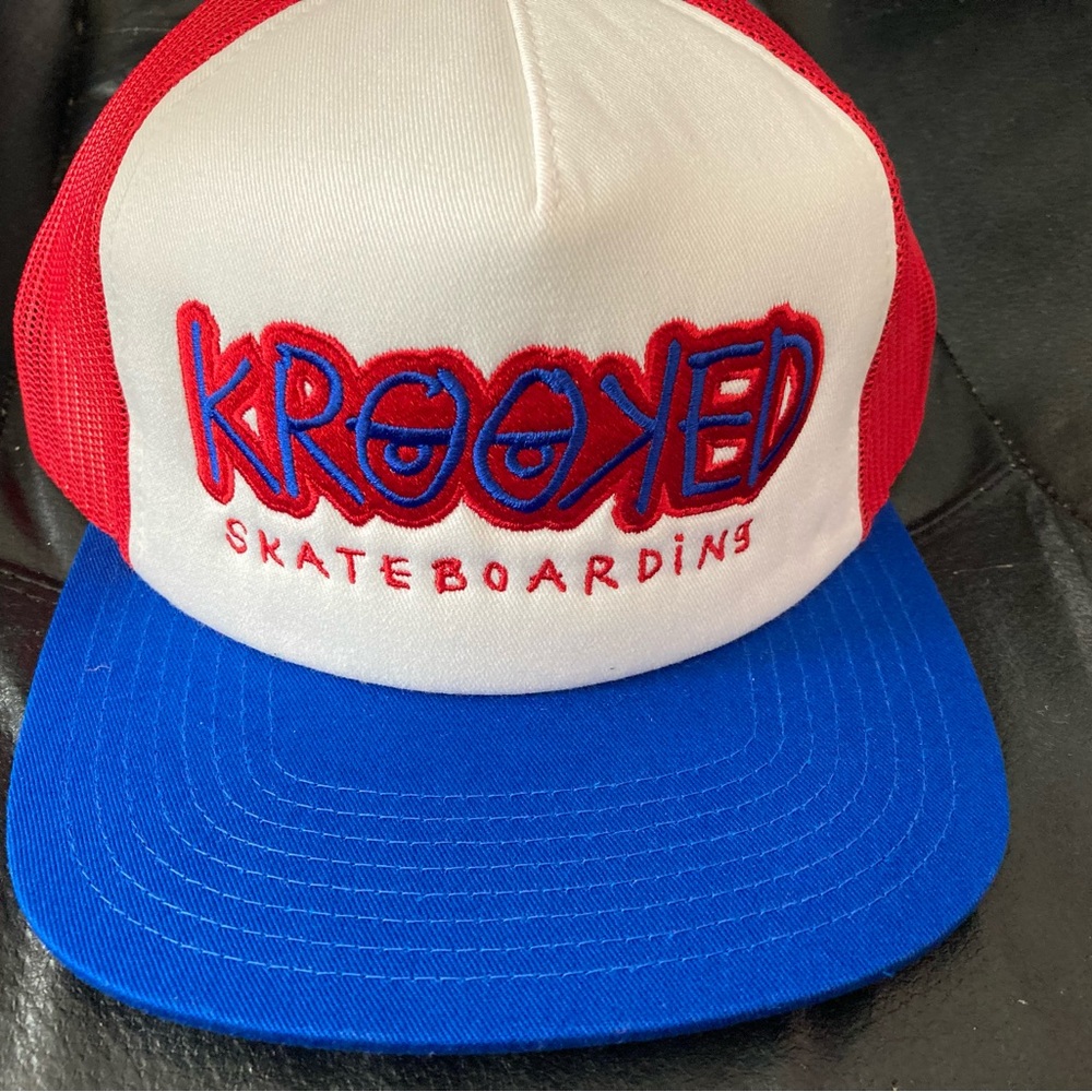 New Authentic Vintage Krooked Skateboarding Hat